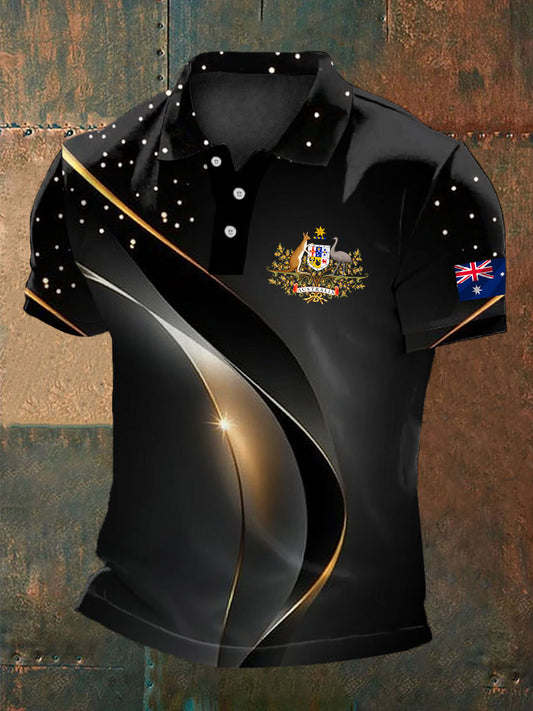 Men's Australian Business Style short sleeve shirt