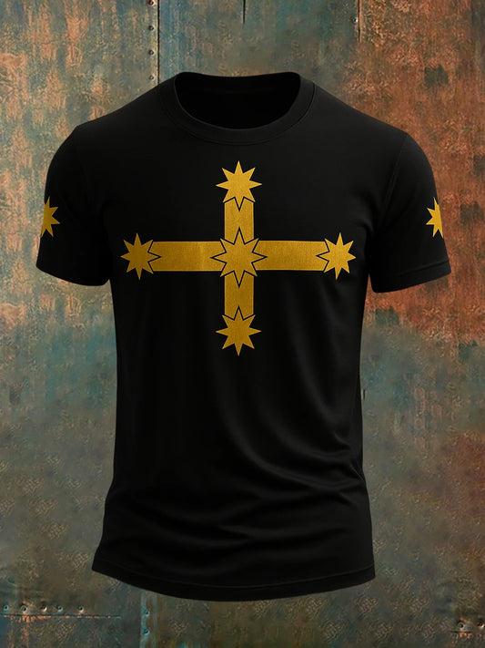 Men's Vintage Australian Eureka Flag Casual T-Shirt