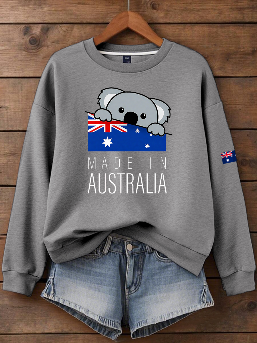 Women's Australia Koala Printed Regular Sweatshirt