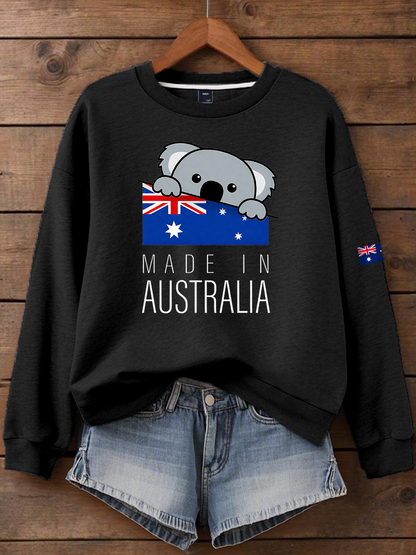 Women's Australia Koala Printed Regular Sweatshirt