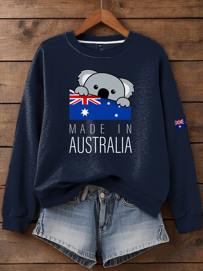 Women's Australia Koala Printed Regular Sweatshirt
