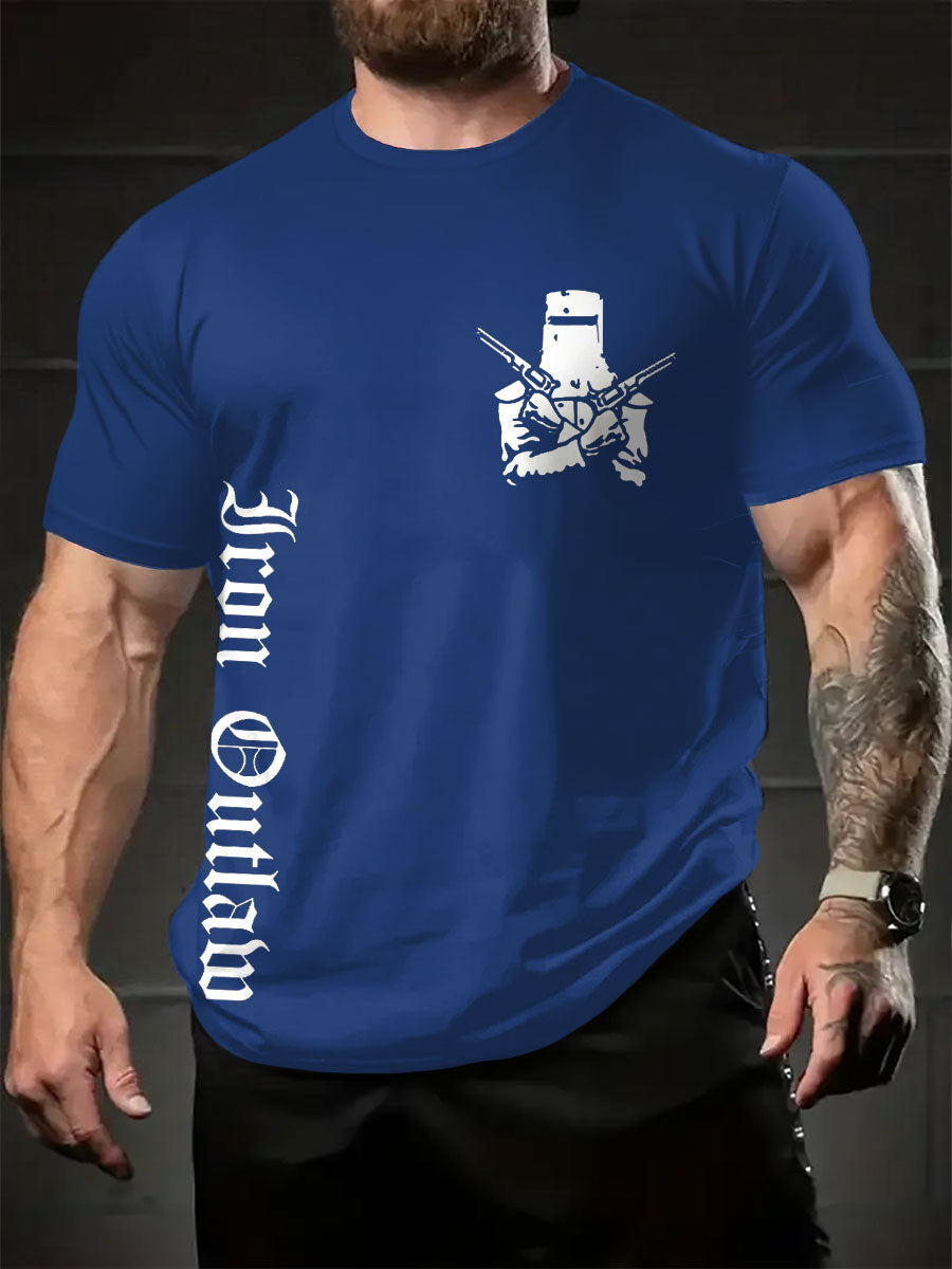 Men's AU Aussie Outlaw Printed T-shirt