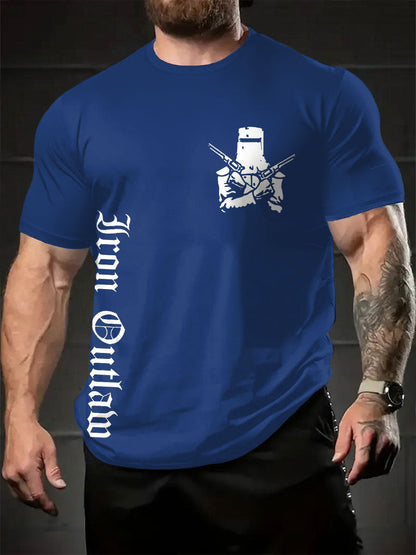 Men's AU Aussie Outlaw Printed T-shirt