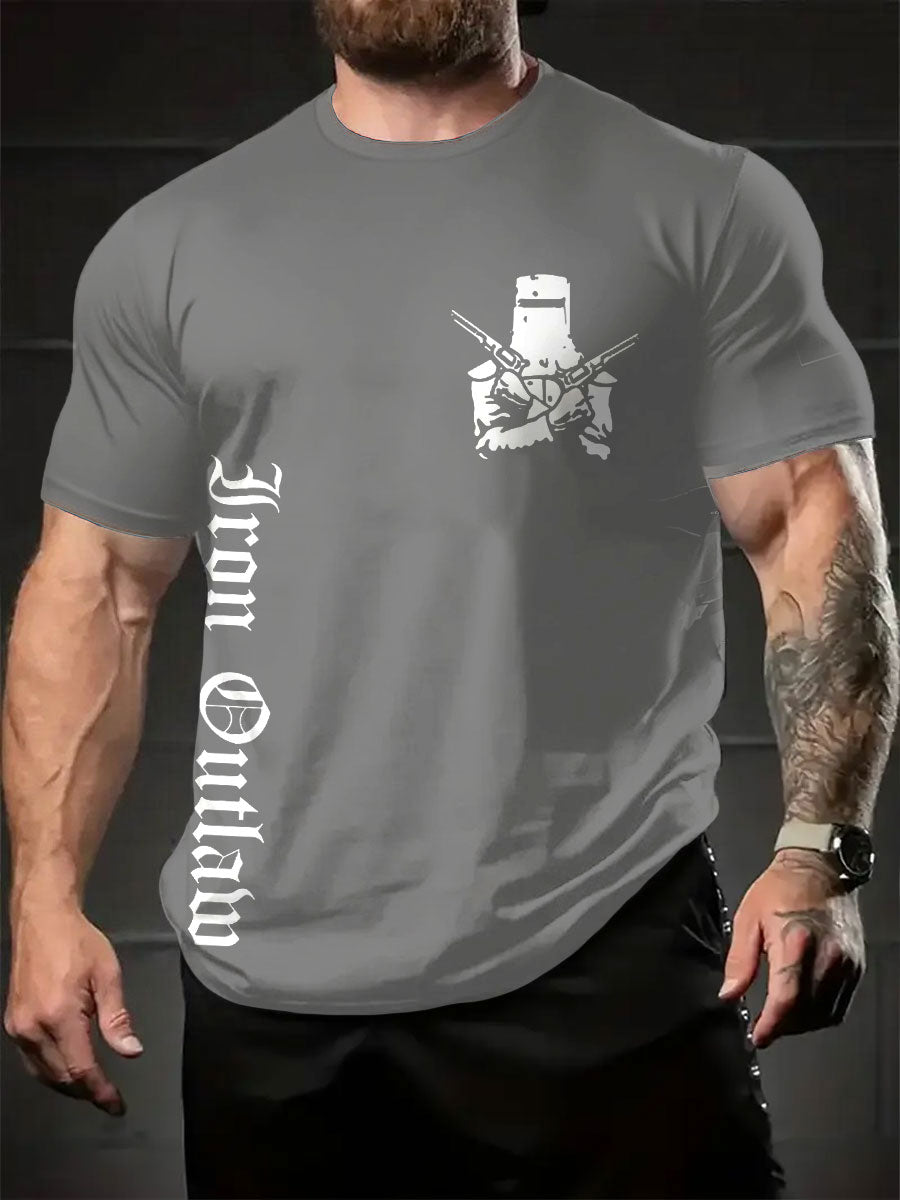 Men's AU Aussie Outlaw Printed T-shirt