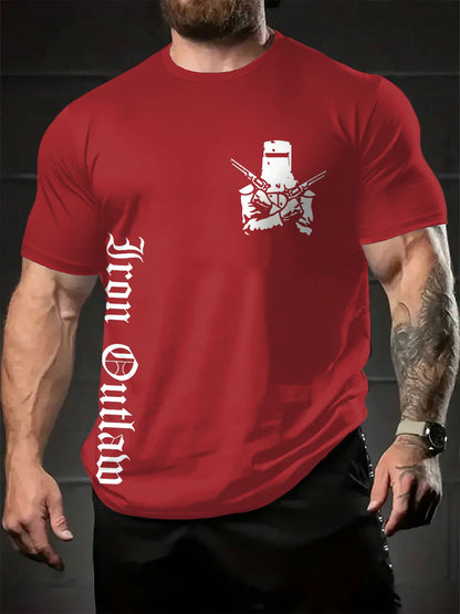 Men's AU Aussie Outlaw Printed T-shirt