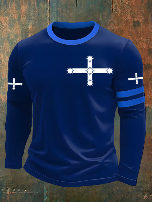 Men's Vintage Australian Eureka Flag Casual T-Shirt