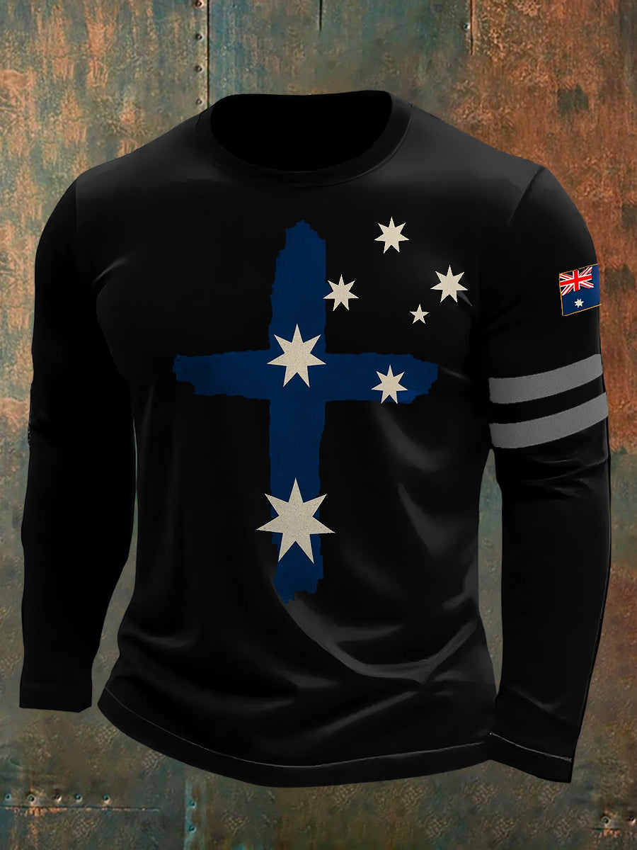 Men's Vintage Australian Eureka Flag Casual T-Shirt