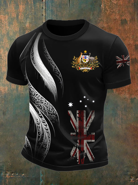 Men's Retro Australia Casual T-Shirt