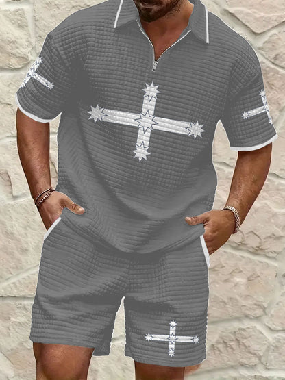 Men's AU Eureka Flag Printed Suit
