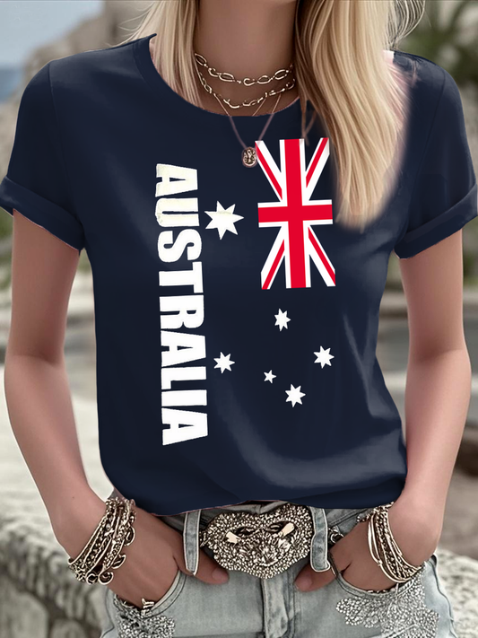 Women's Australian short-sleeved T-shirt