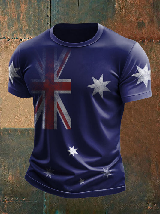 Men's Australian Flag short sleeves t-shirt