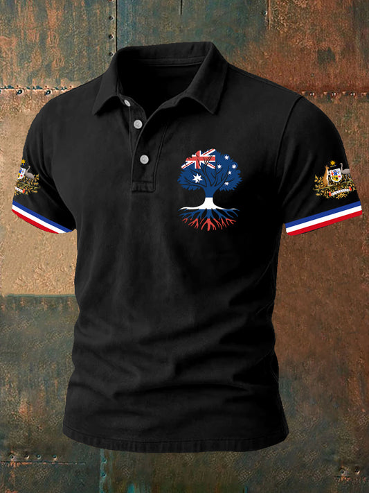 Men's  Australian Flag  Short Sleeve Tee
