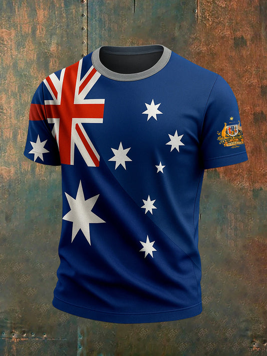 Men's Vintage Australian Casual T-Shirt