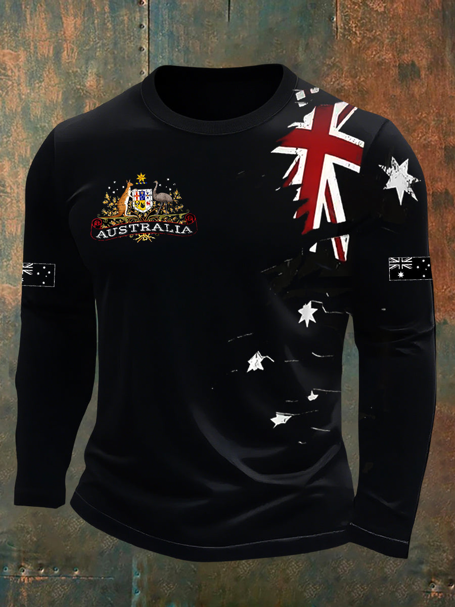 Men's Vintage Australian Casual T-Shirt