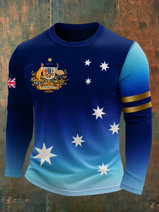 Men's Vintage Australian Casual T-Shirt