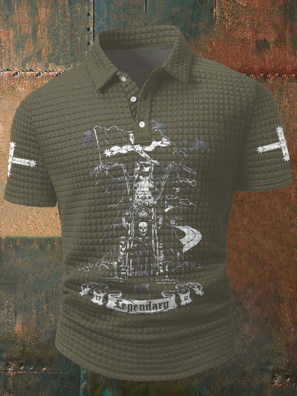 Men's Eureka Flag Aussie Outlaw Printed Casual Tops