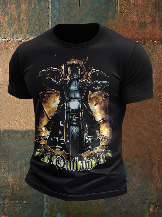 Men's Eureka Flag Aussie Outlaw Printed T-shirt