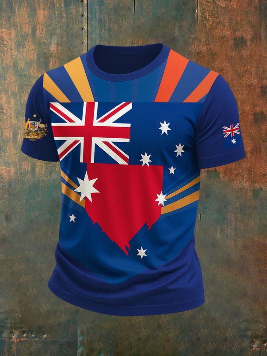 Men's Vintage Australian Casual T-Shirt