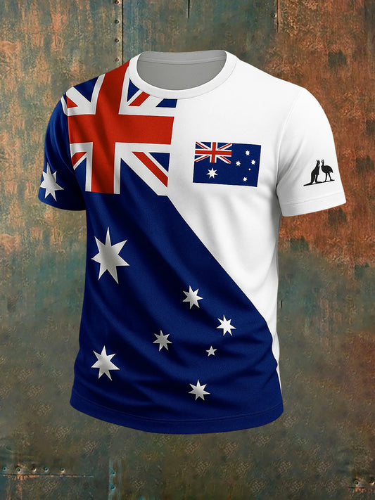 Men's Vintage Australian Casual T-Shirt