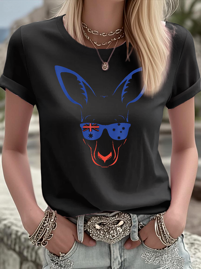Women's Australian short-sleeved T-shirt