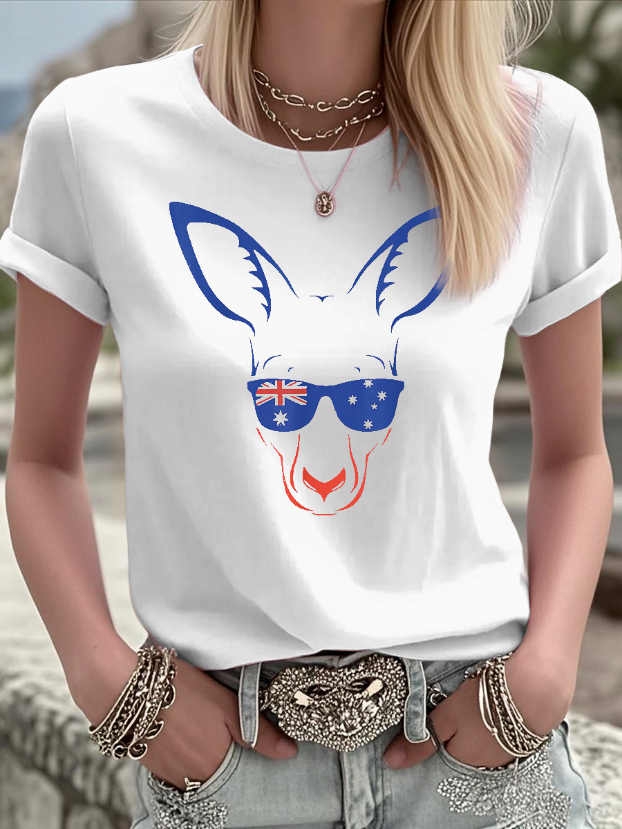 Women's Australian short-sleeved T-shirt