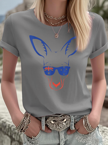 Women's Australian short-sleeved T-shirt