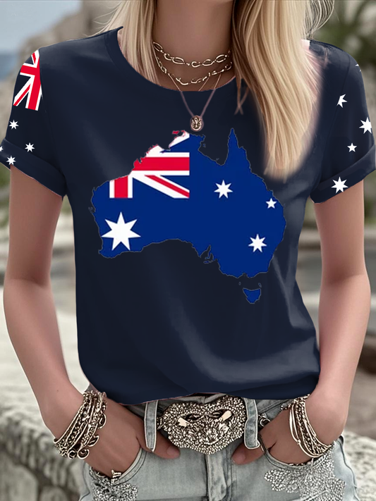 Women's Australian short-sleeved T-shirt