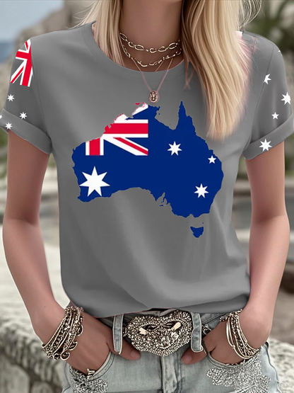 Women's Australian short-sleeved T-shirt