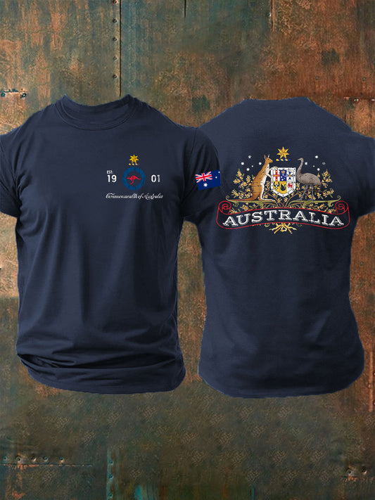 Men's Australian Flag Short Sleeve T-Shirt