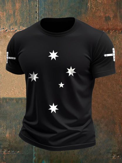 Men's Eureka Flag Aussie Printed T-shirt