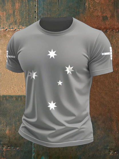 Men's Eureka Flag Aussie Printed T-shirt