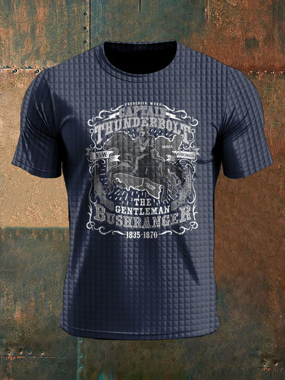 Men's Eureka Flag Aussie Bushranger Printed T-shirt