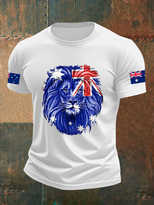 Men's Australian Flag Short Sleeve T-Shirt