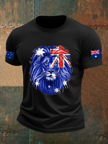 Men's Australian Flag Short Sleeve T-Shirt