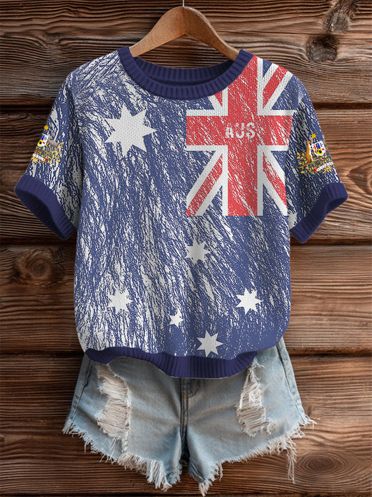 Women's Australian Flag Short Sleeve T-shirt