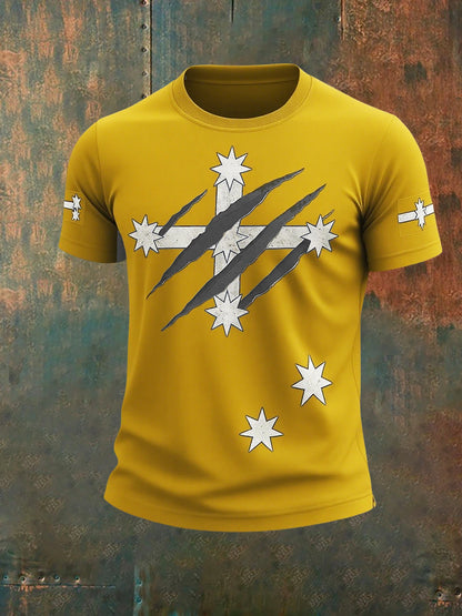Men's Vintage Australian Eureka Flag Casual T-Shirt