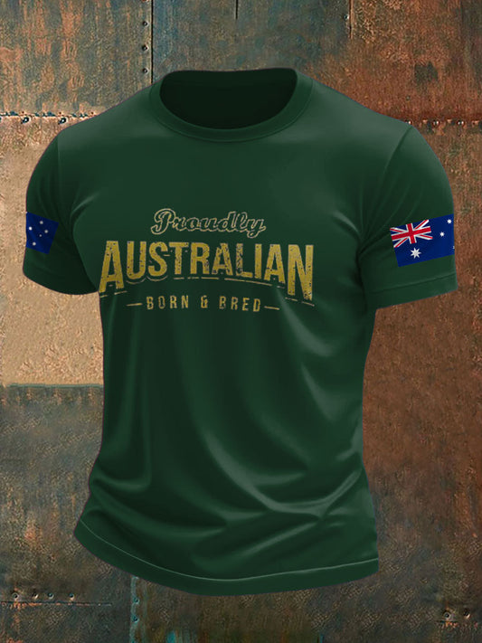 Men's Aussie AU Proud Printed T-shirt