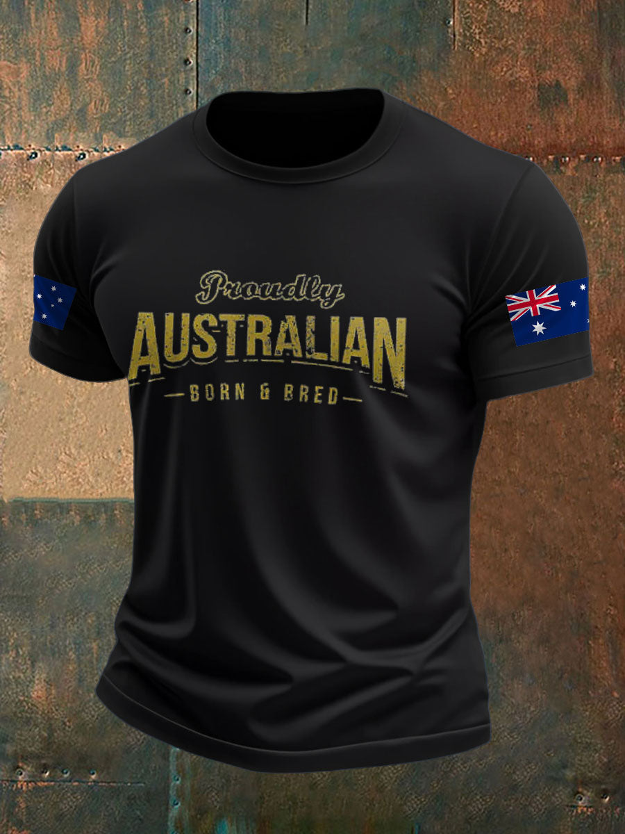 Men's Aussie AU Proud Printed T-shirt