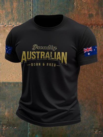Men's Aussie AU Proud Printed T-shirt