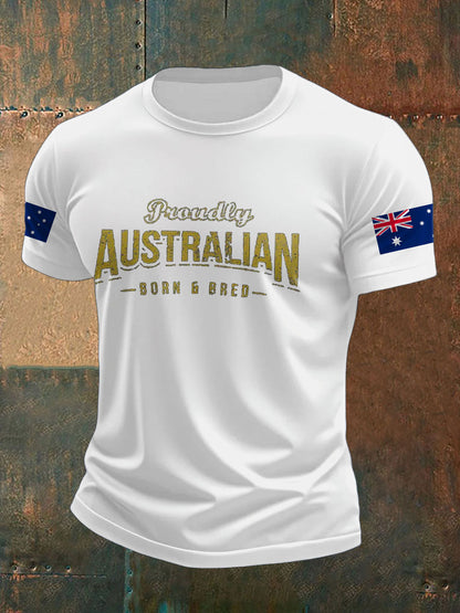 Men's Aussie AU Proud Printed T-shirt