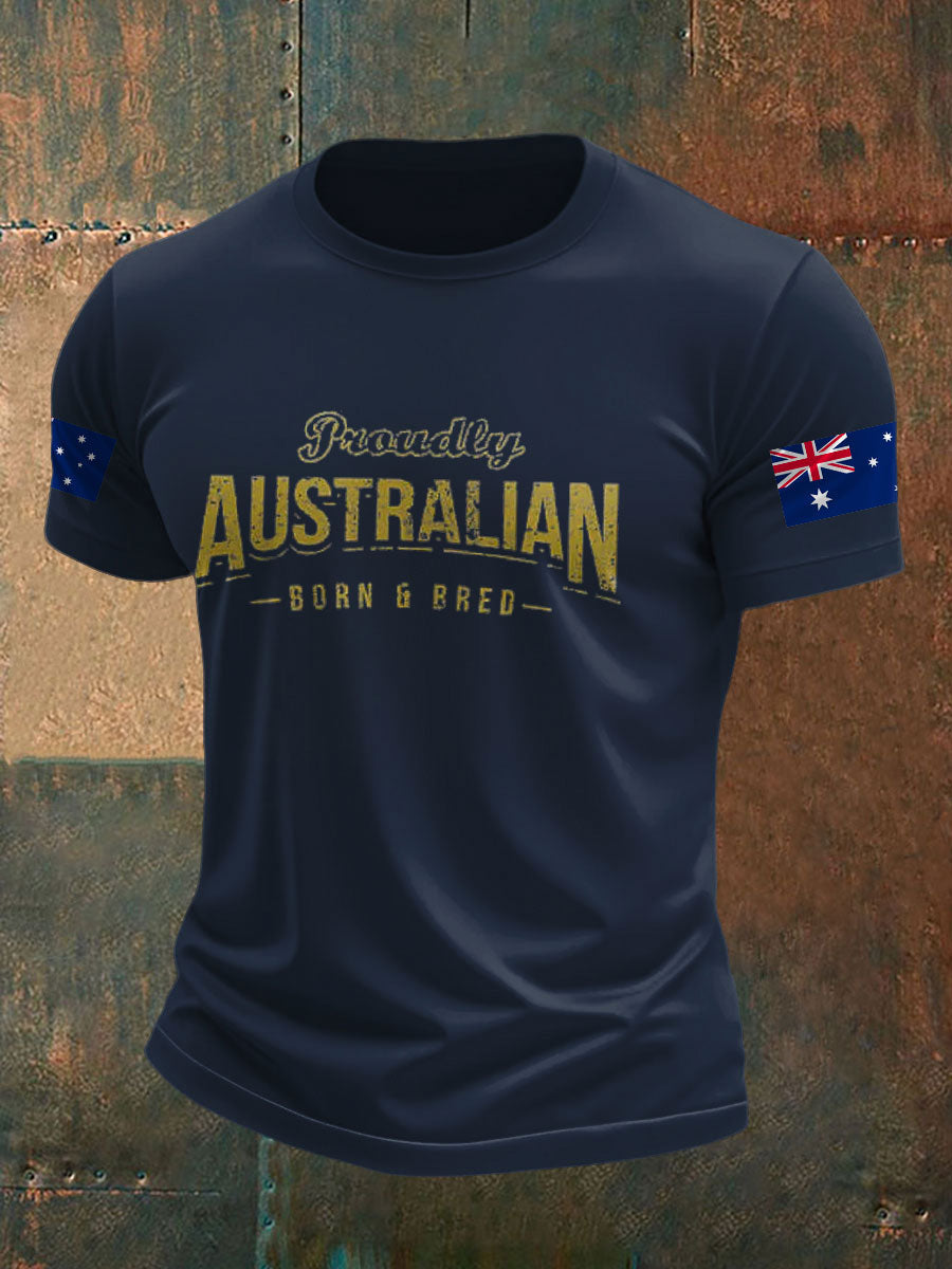 Men's Aussie AU Proud Printed T-shirt