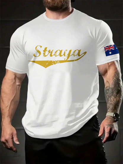 Men's Aussie Straya Printed T-shirt