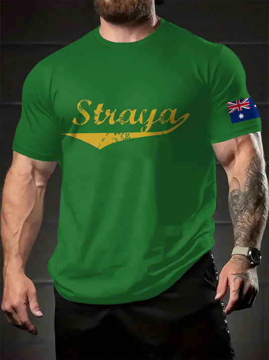 Men's Aussie Straya Printed T-shirt