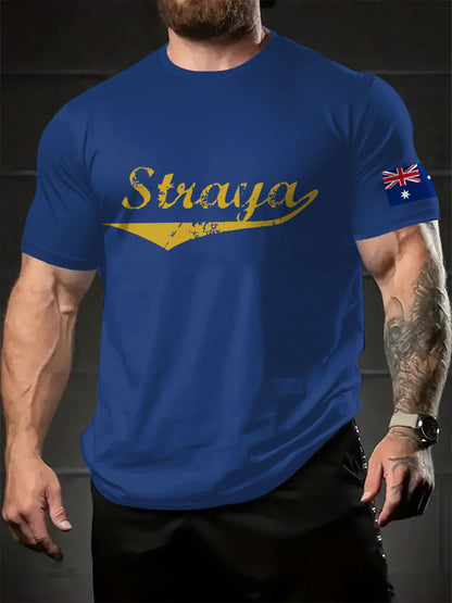 Men's Aussie Straya Printed T-shirt