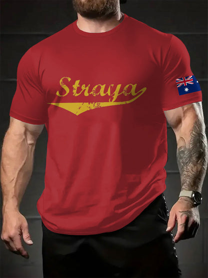 Men's Aussie Straya Printed T-shirt