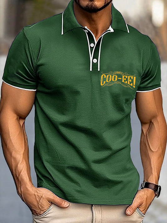Men's Aussie Drinking Funny Printed Casual Tops