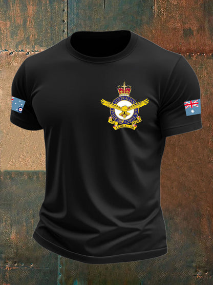Men's Australia Veteran imitation cotton short-sleeved T-shirt