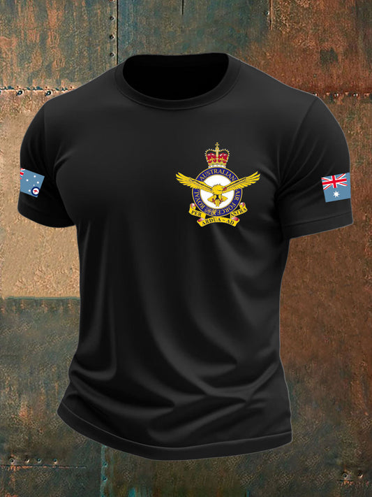 Men's Australia Veteran imitation cotton short-sleeved T-shirt