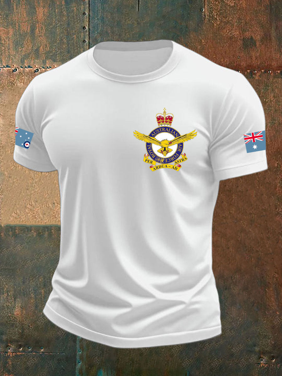 Men's Australia Veteran imitation cotton short-sleeved T-shirt