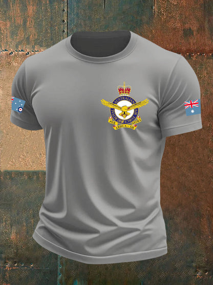 Men's Australia Veteran imitation cotton short-sleeved T-shirt